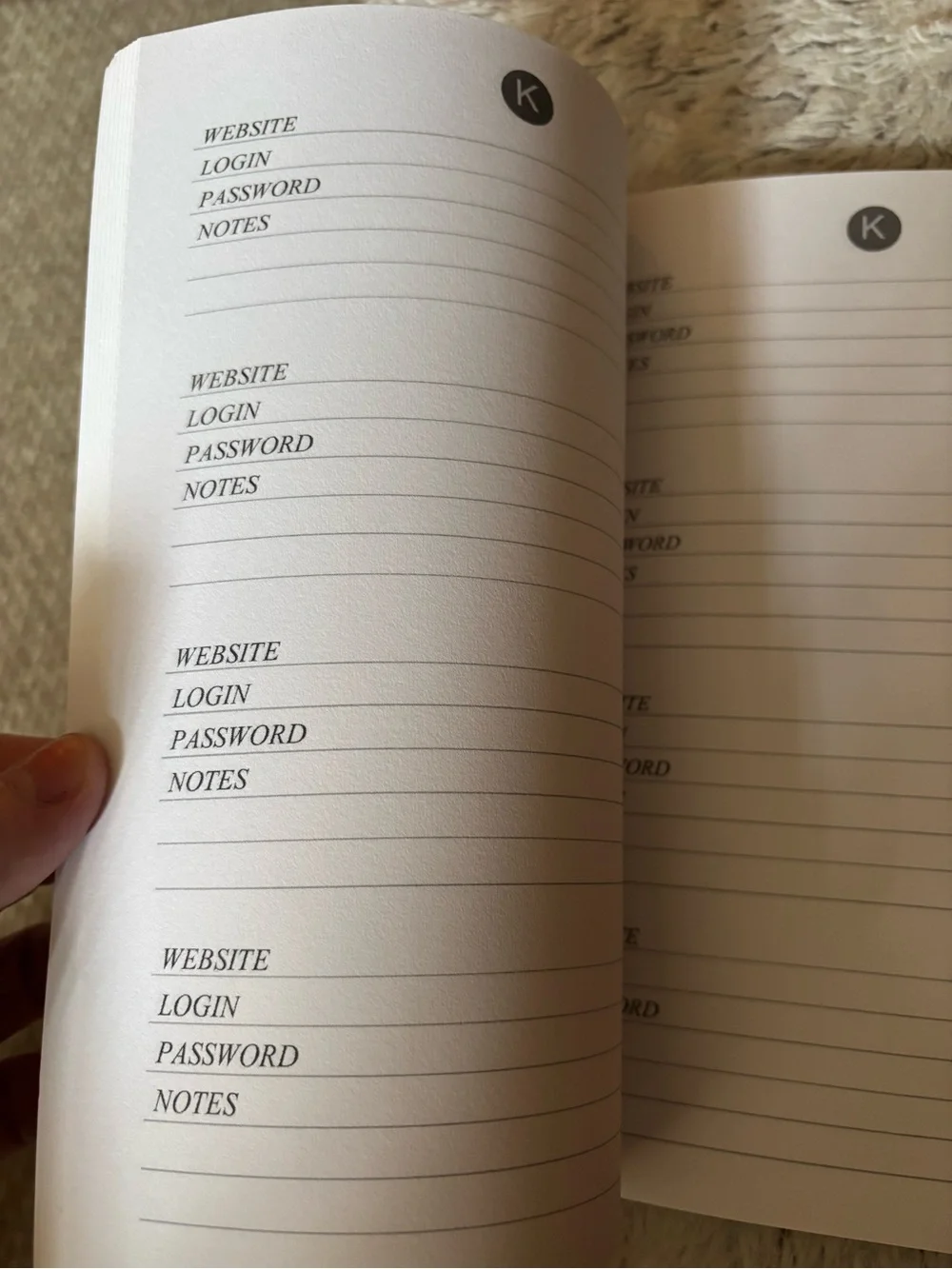 Journal & Password Record Keeper Bundle